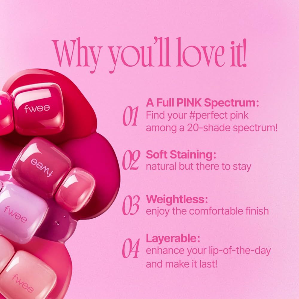 fwee Pink Obsession Stay Fit Lip Tint