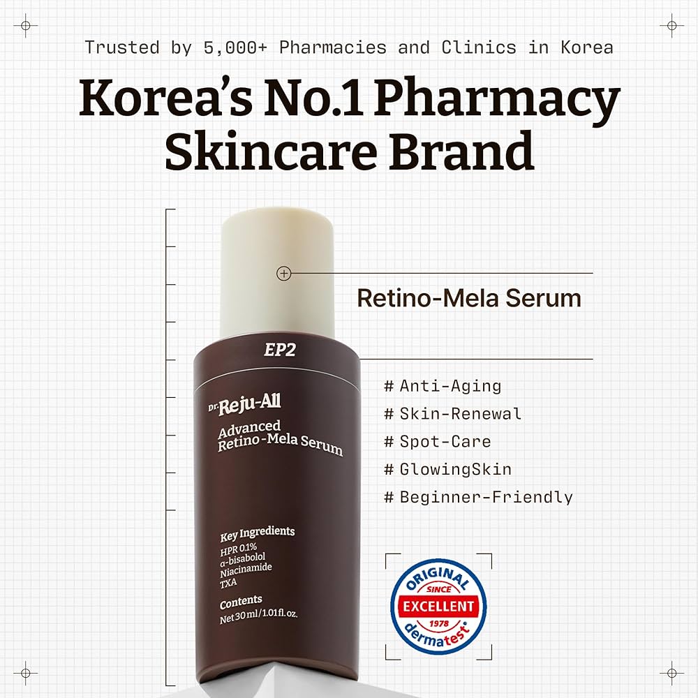 Dr. Reju-All Advanced Retino-Mela Serum 30mL