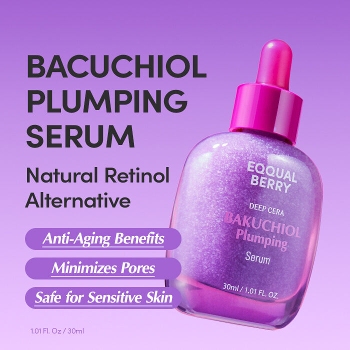 EQQUALBERRY DEEP CERA BAKUCHIOL Plumping Serum