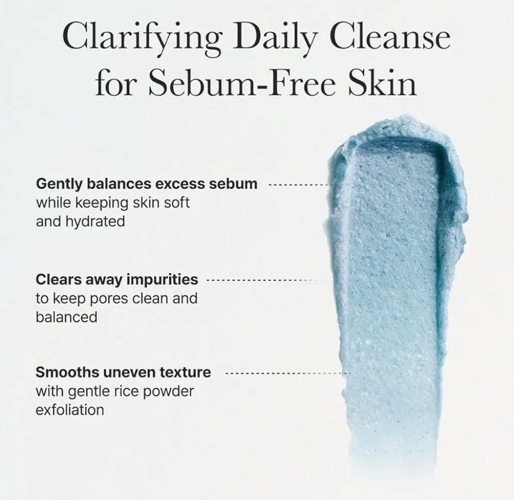 Arencia Fresh Blue Hyssop Rice Mochi Cleanser