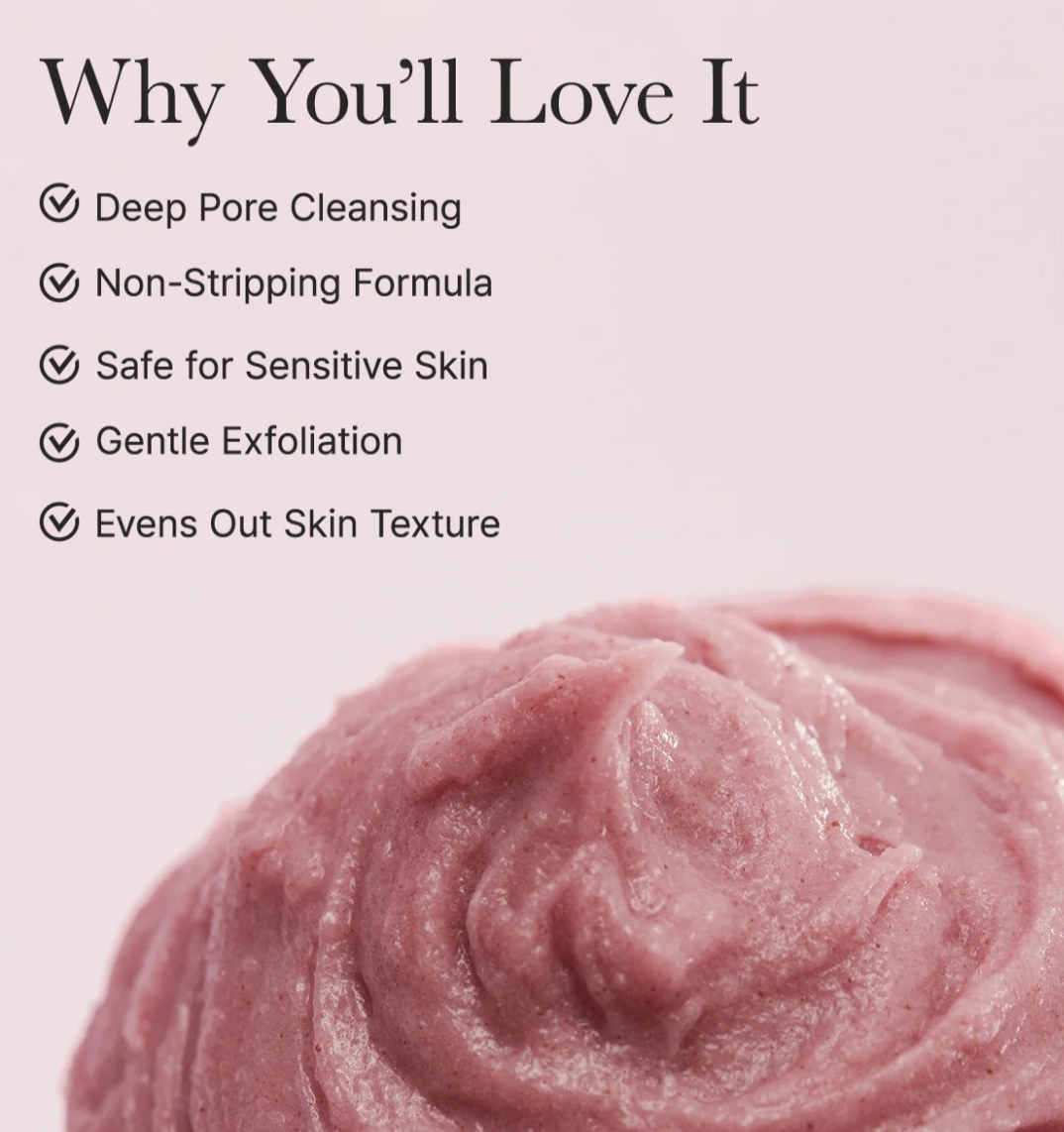 Arencia Fresh Rosehip Rice Mochi Cleanser