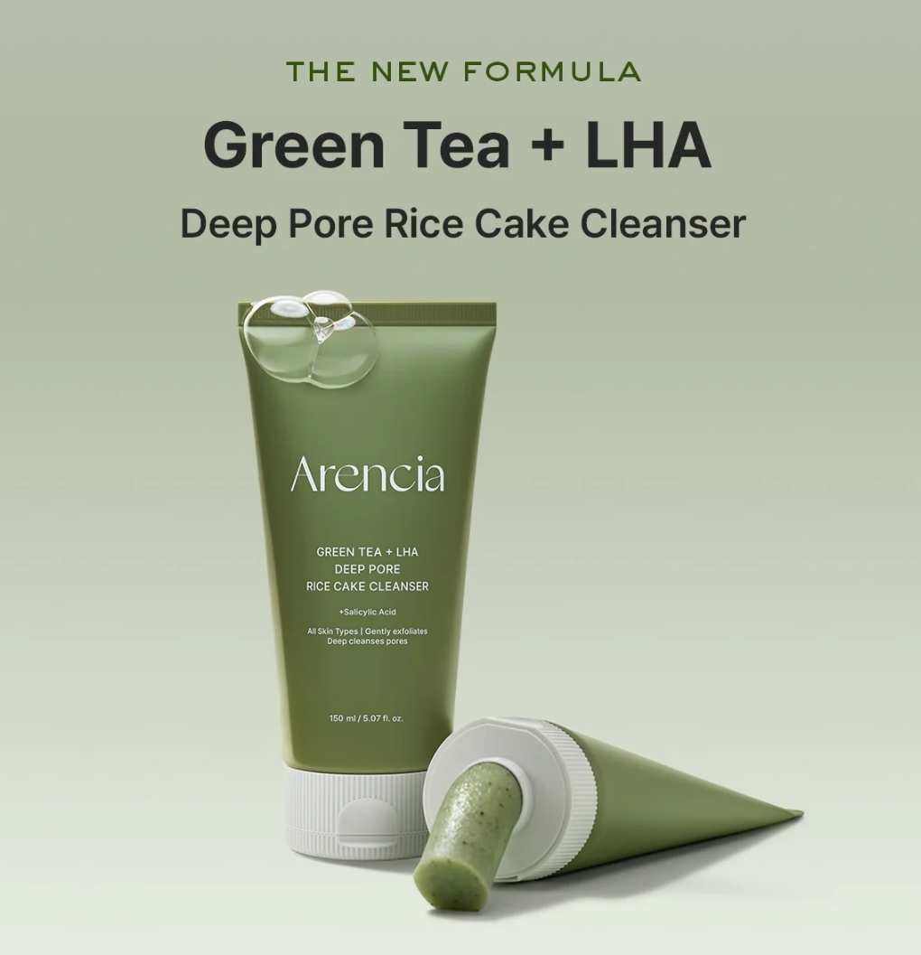 Arencia Green Tea Rice Cake Cleanser