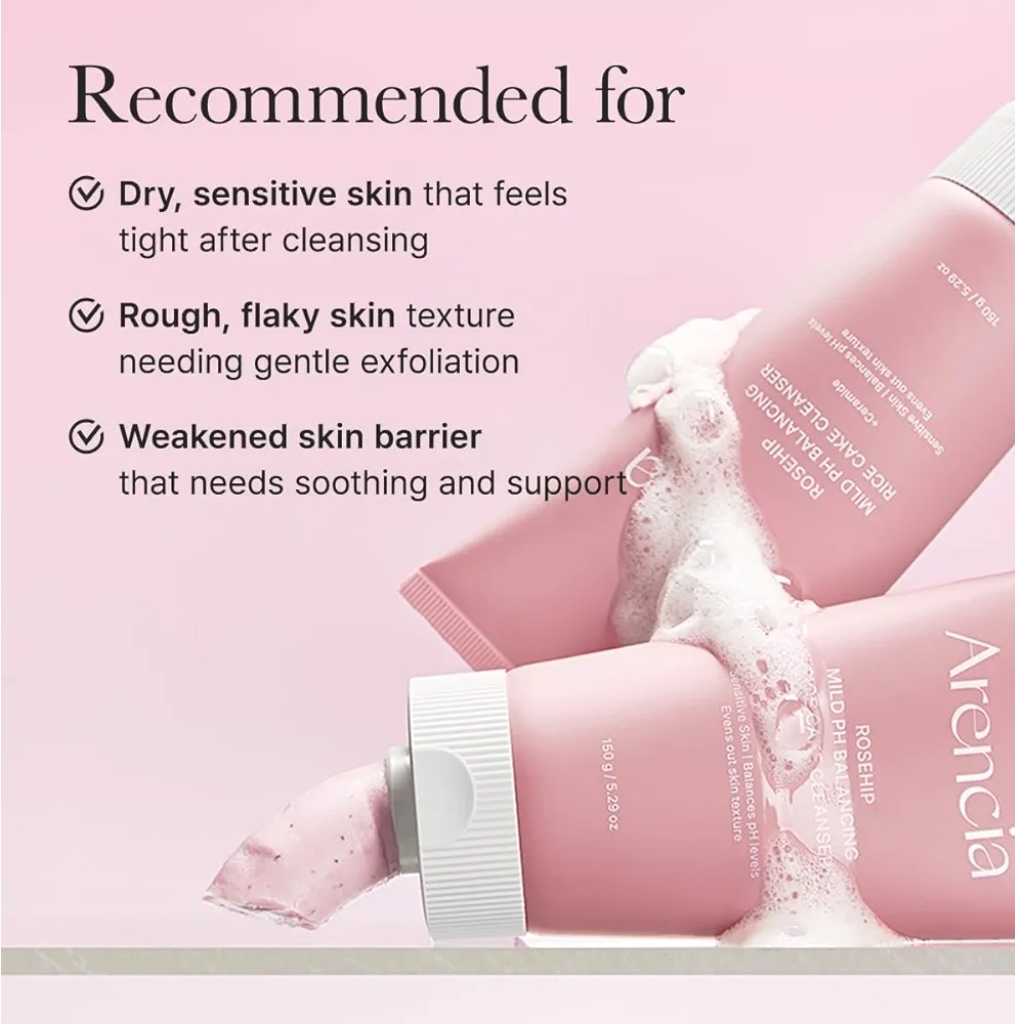 Arencia Rosehip Rice Cake Cleanser