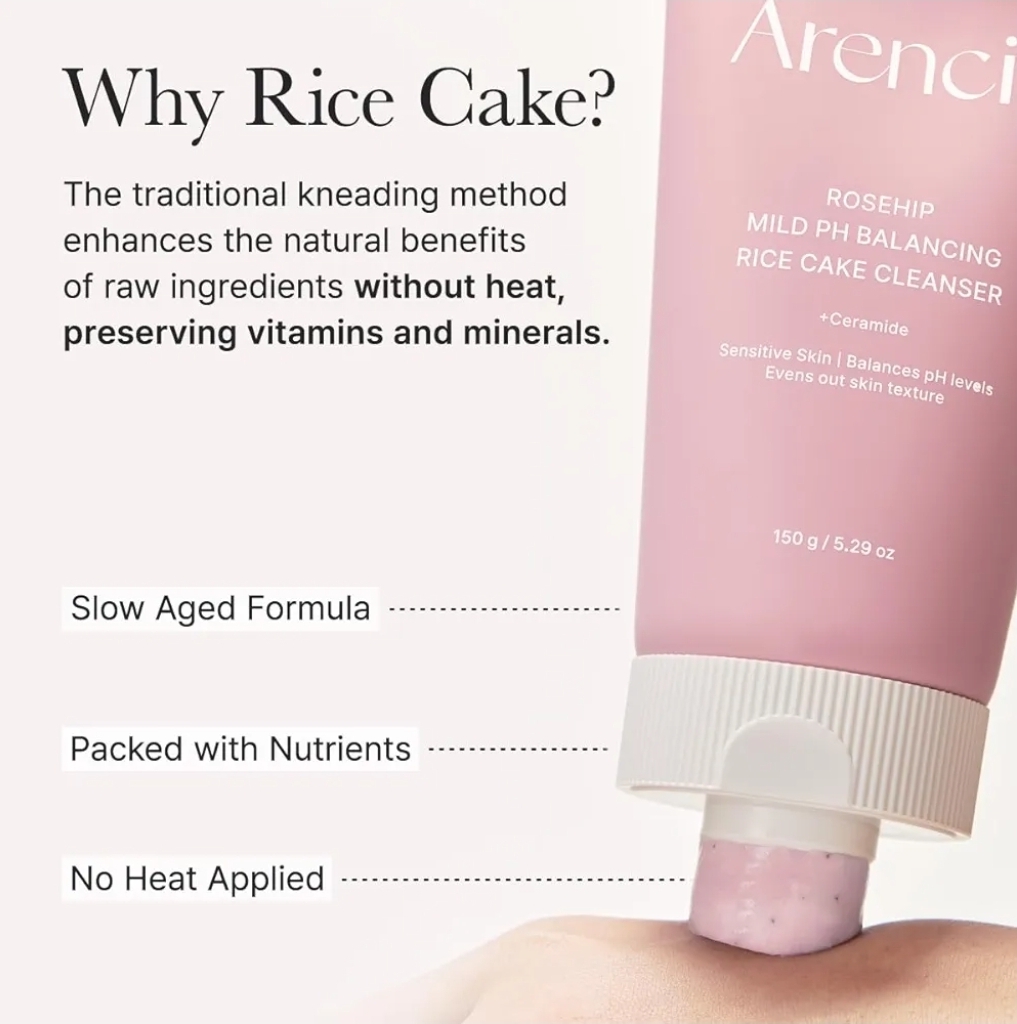 Arencia Rosehip Rice Cake Cleanser