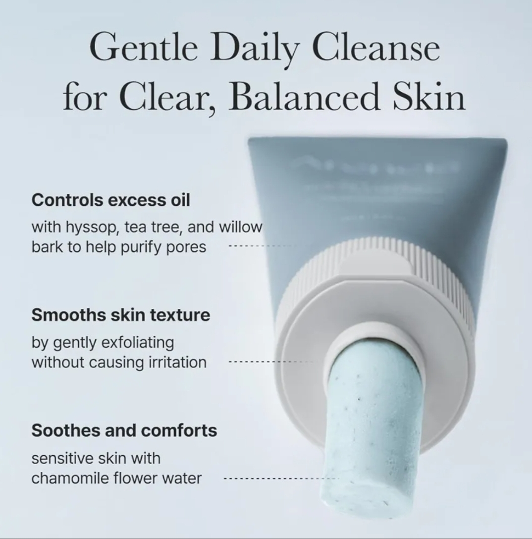 Arencia Hyssop Sebum Control Rice Cake Cleanser