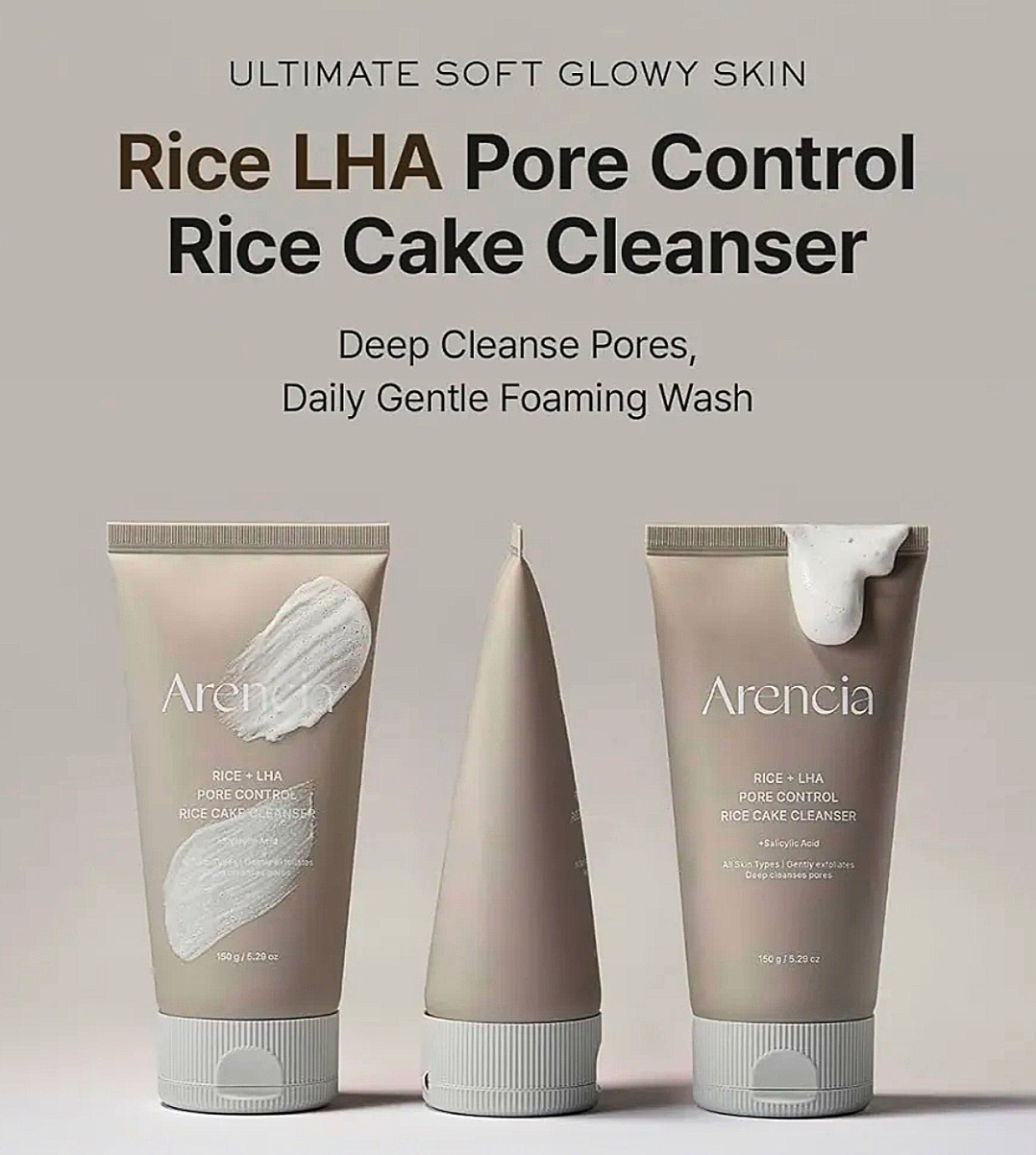 Arencia Rice+LHA Rice Cake Cleanser 150g