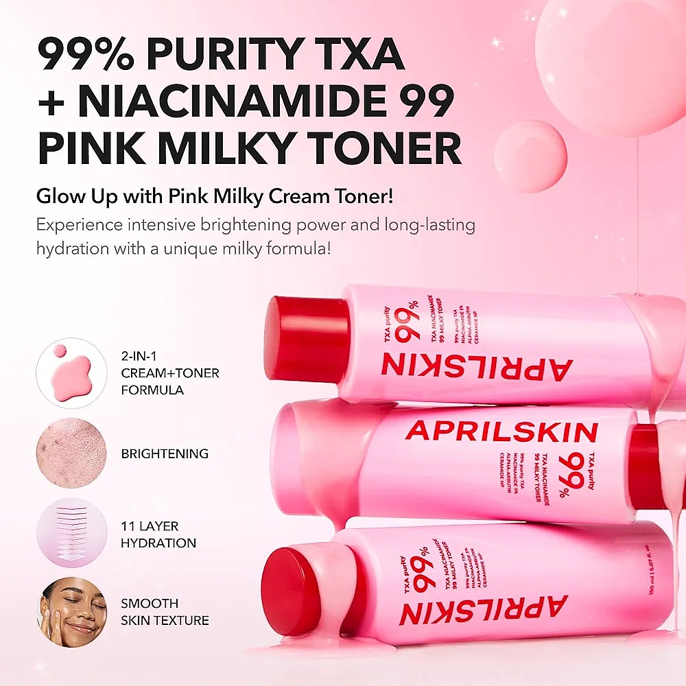APRILSKIN Txa Niacinamide Milky Toner