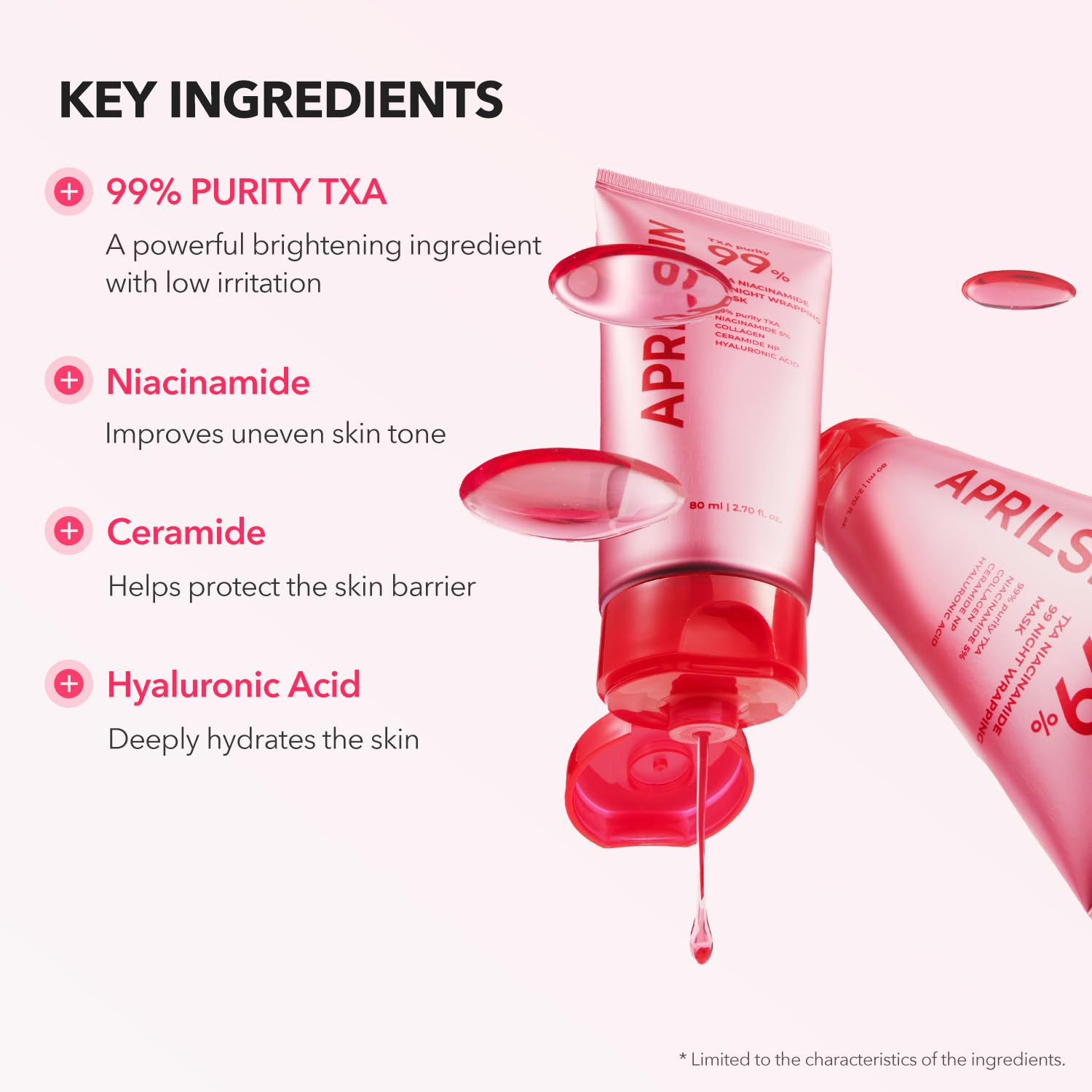 APRILSKIN TXA Niacinamide Overnight Wrapping Mask