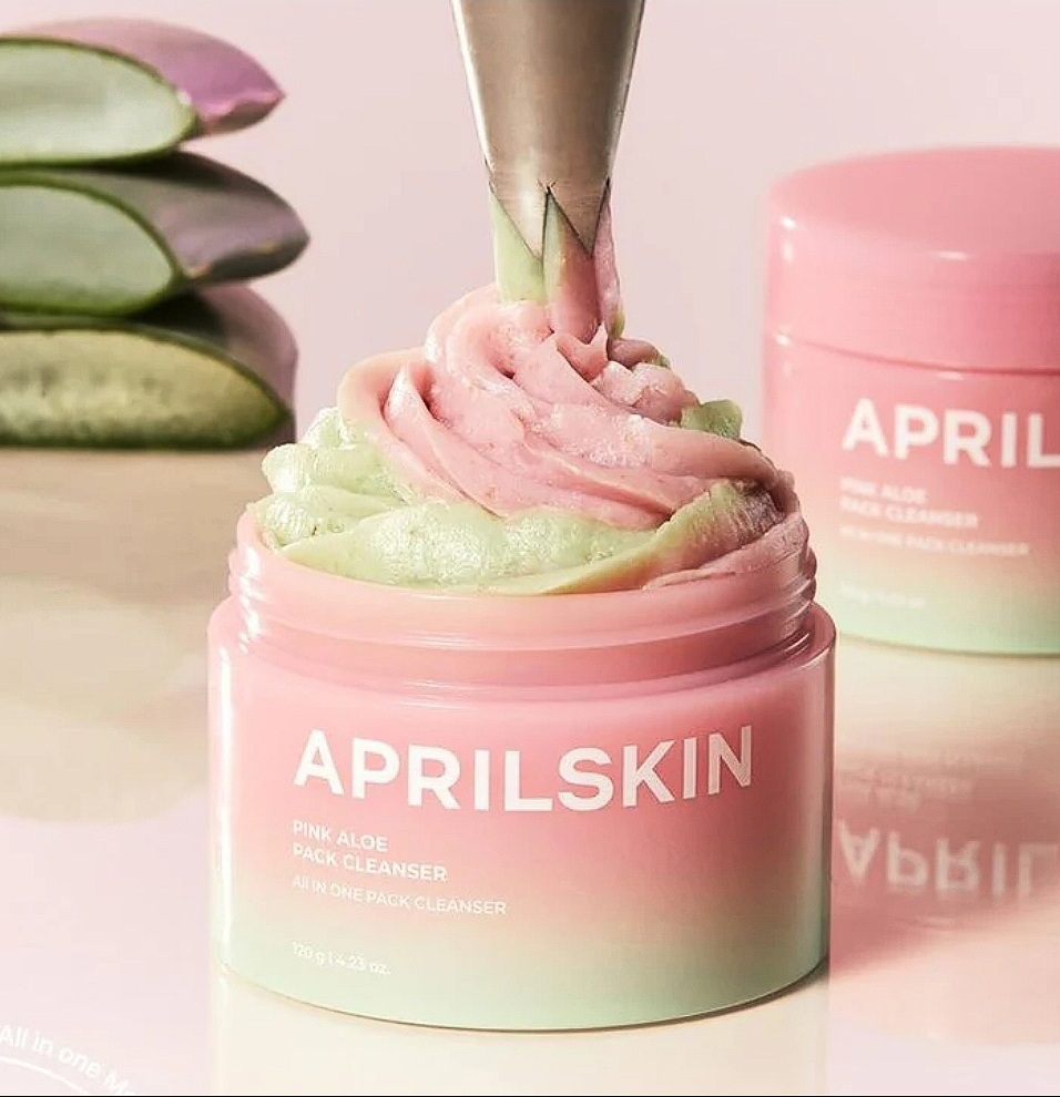 APRILSKIN PINK ALOE PACK CLEANSER