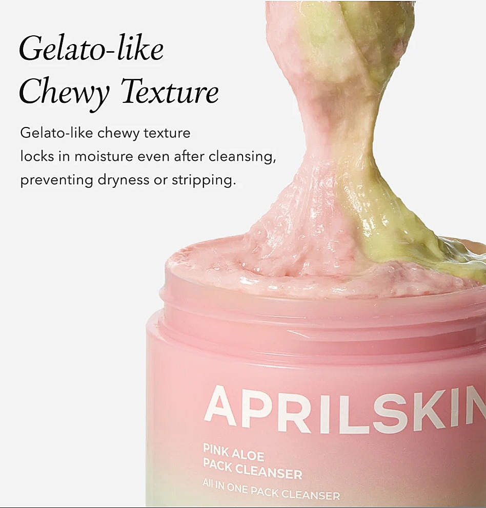APRILSKIN PINK ALOE PACK CLEANSER