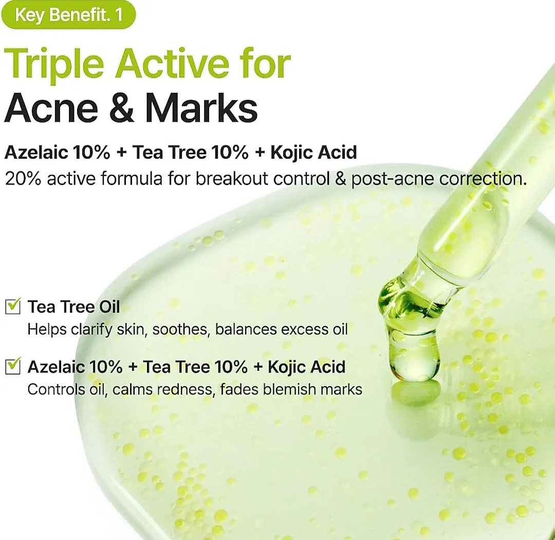Purito Azelaic Kojic Tea Tree Serum 30ml