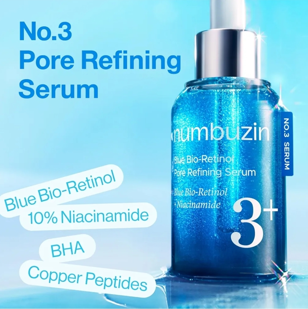 numbuzin Blue Bio-Retinol Pore Refining Serum