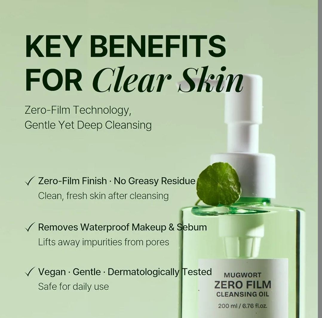 Orien Mugwort Zero Film Cleansing Oil 200ml