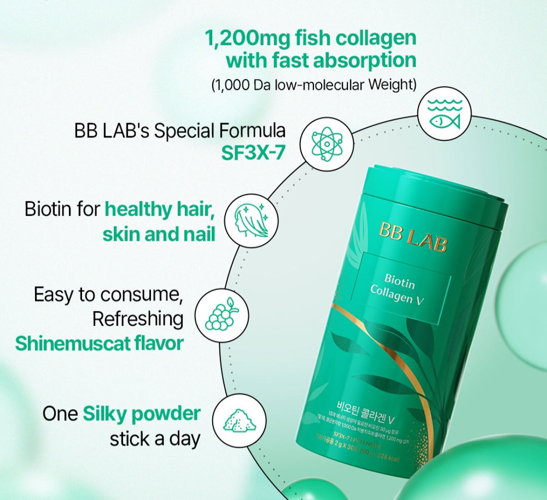 BB LAB Biotin Collagen V Supplement (2g×30)