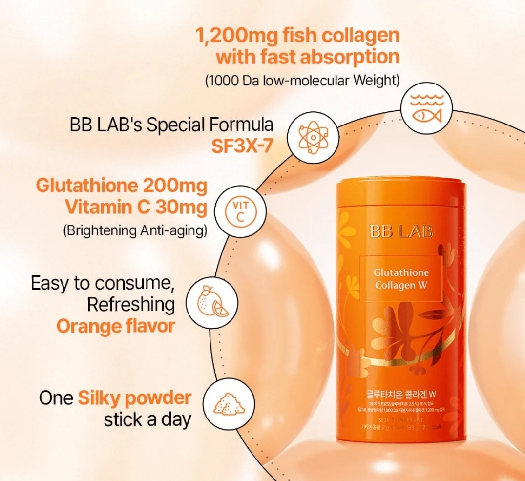 BB LAB GLUTATHIONE COLLAGEN W SUPPLEMENT