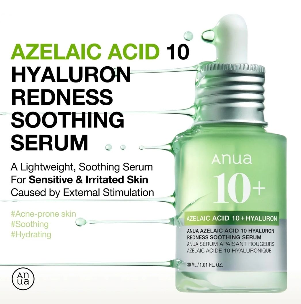 Anua Azelaic Acid 10 Hyaluron Soothing Serum