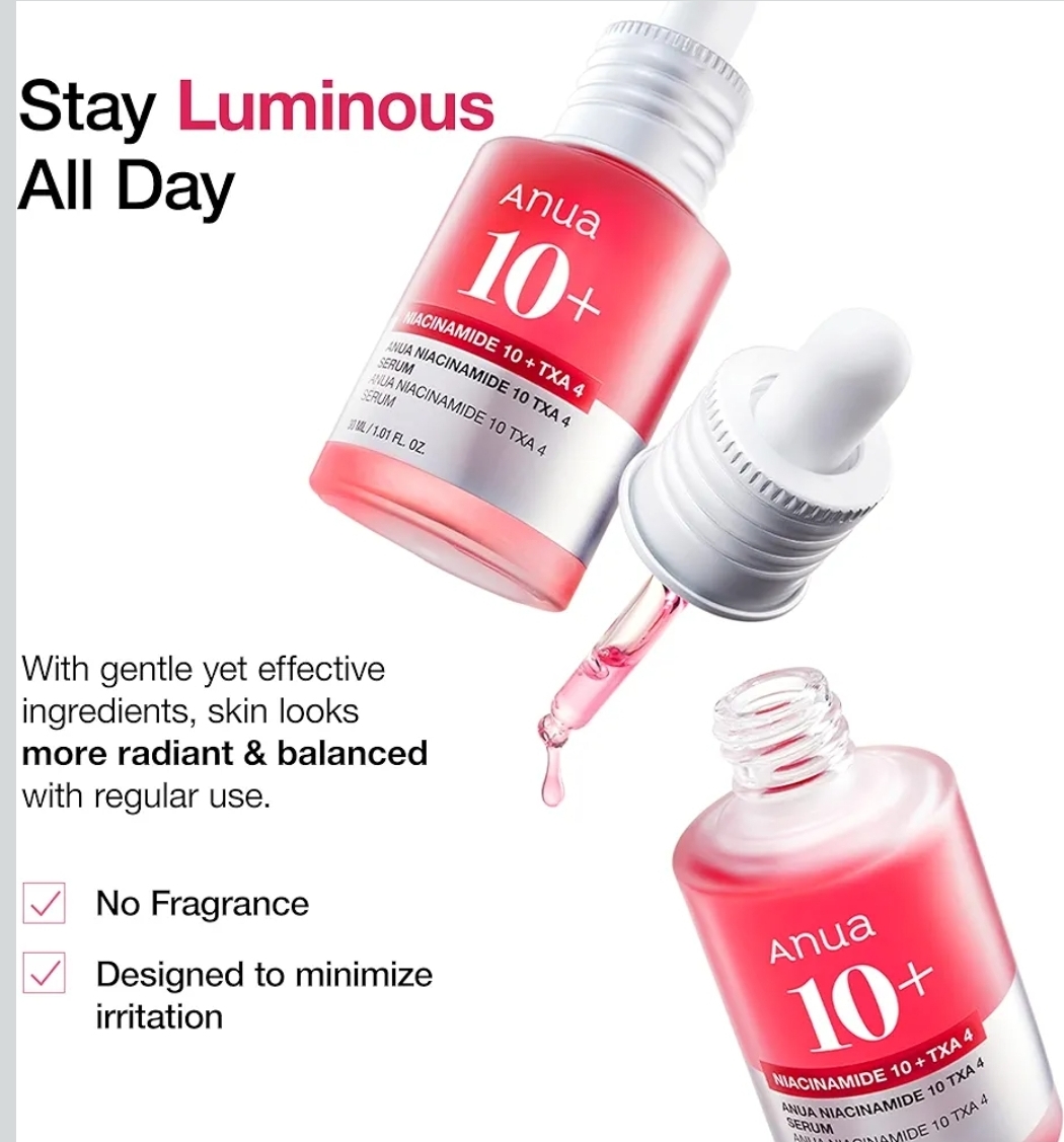 Anua Niacinamide 10 + TXA 4 Serum