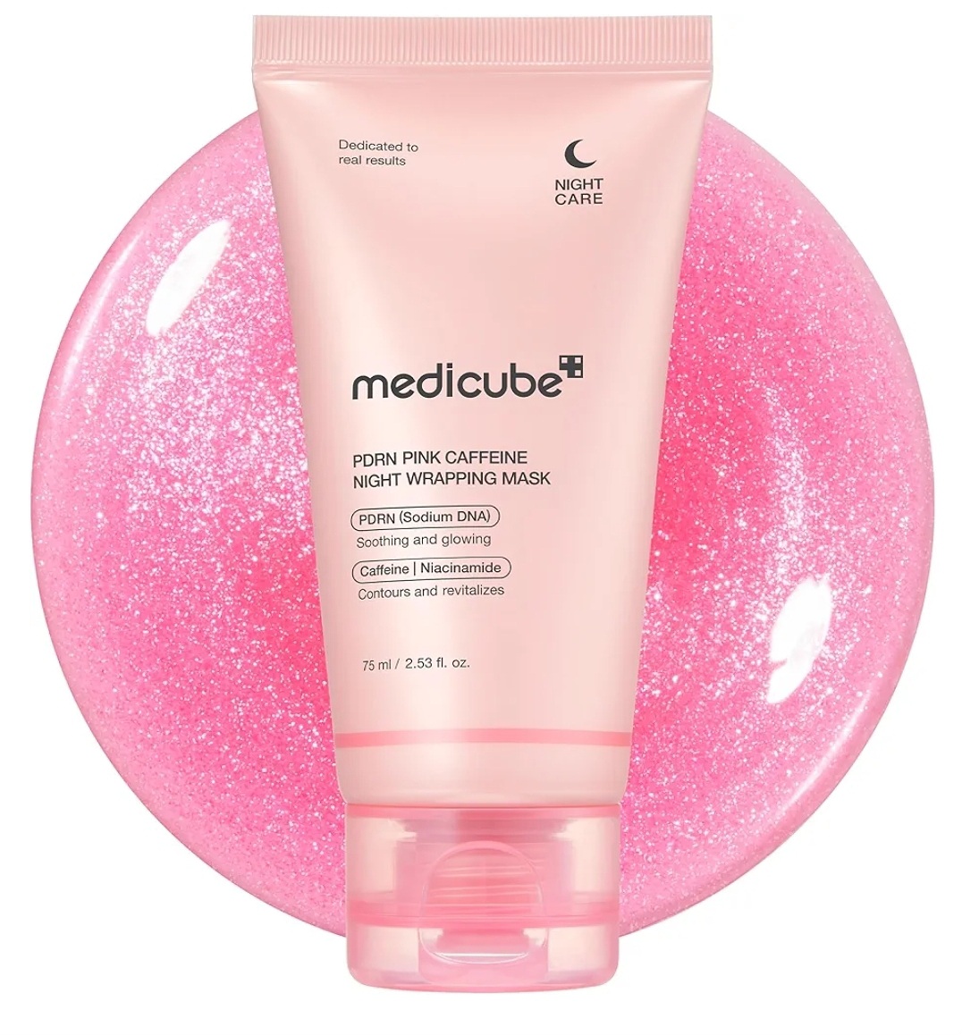 Medicube Pdrn Pink Caffeine Night Wrapping Mask
