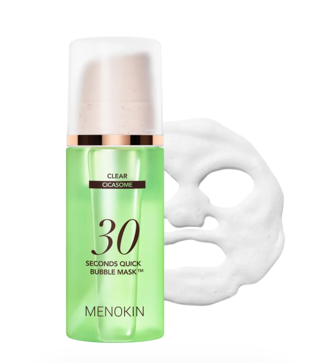 MENOKIN Clear Cicasome 30Seconds Bubble Mask