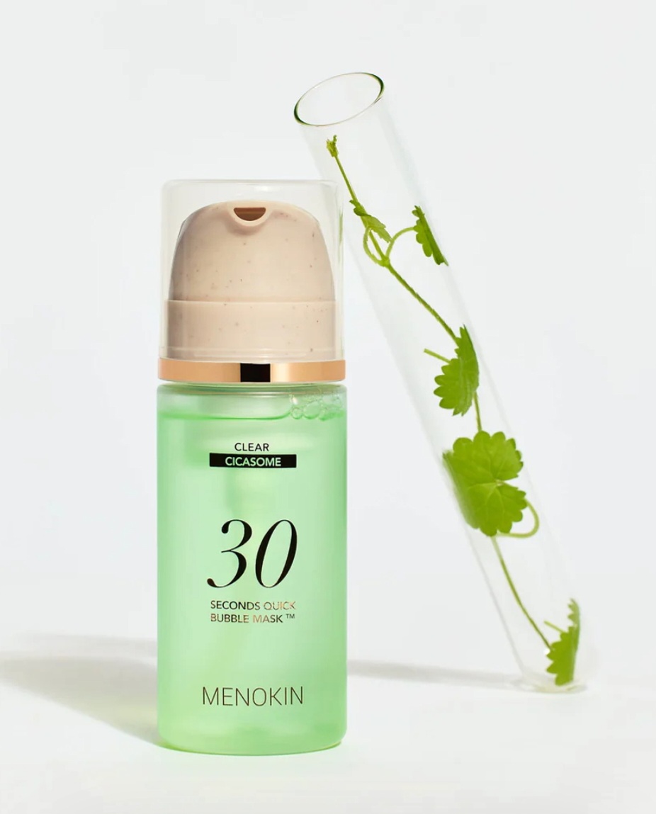MENOKIN Clear Cicasome 30Seconds Bubble Mask