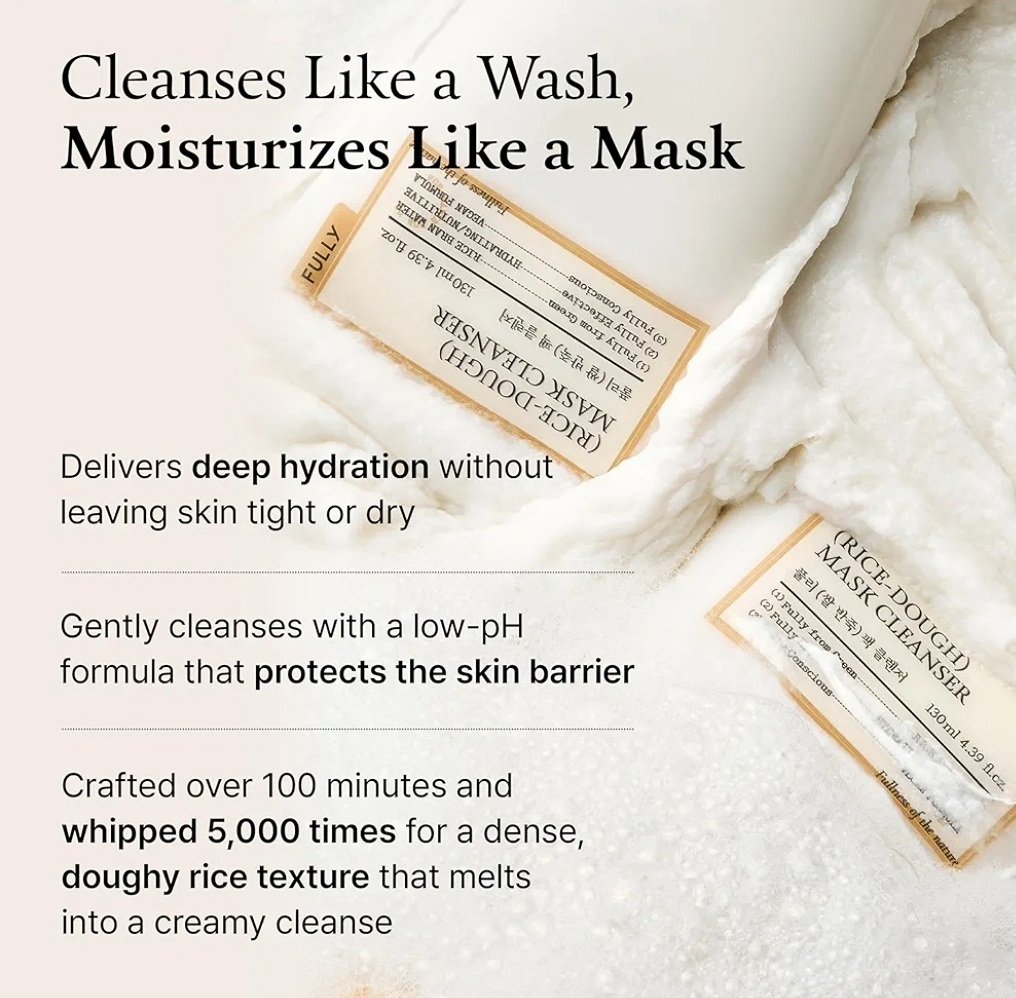 FULLY RICE DOUGH MASK CLEANSER 130ML