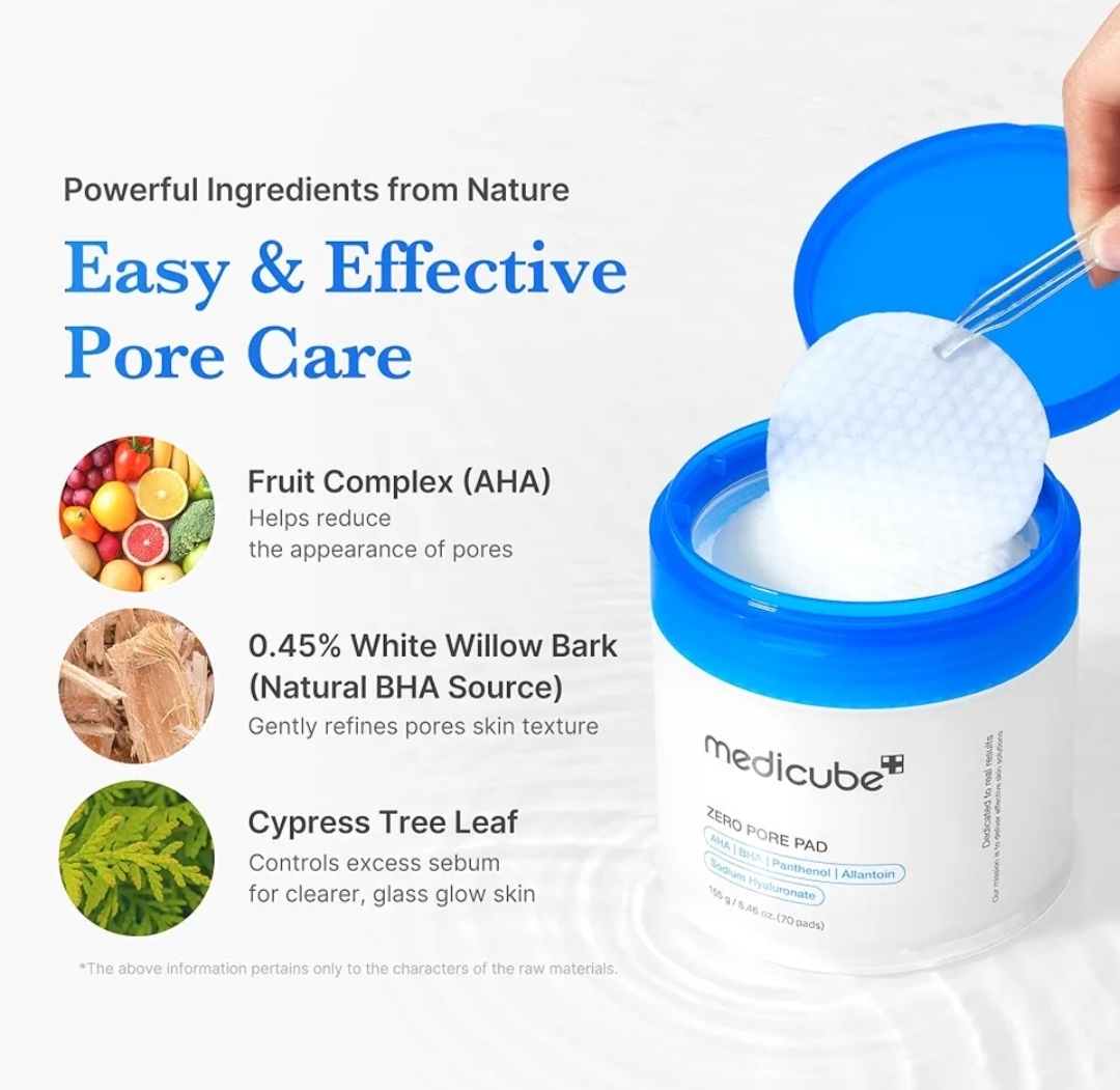 Medicube Zero Pore Pad 155g (70pads)