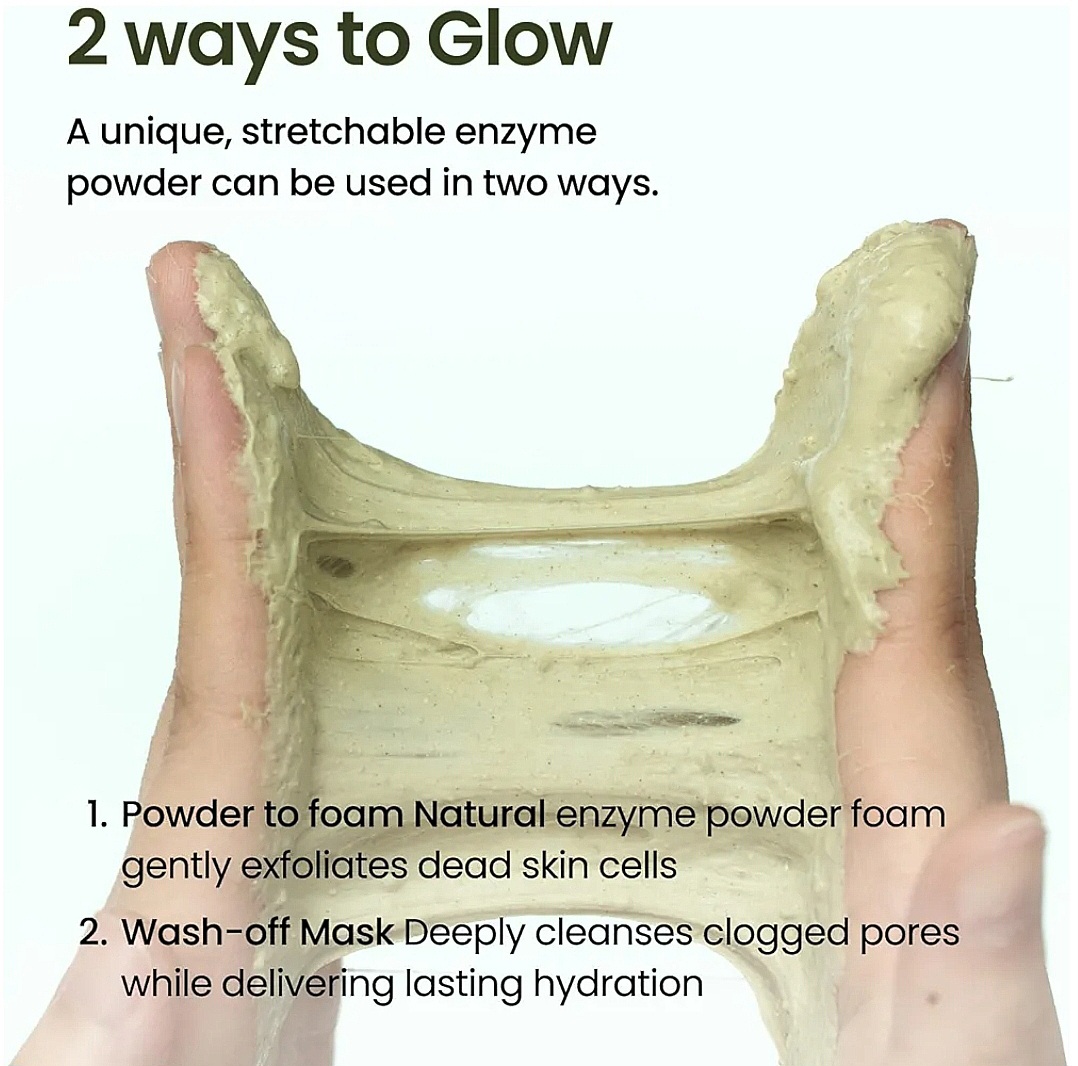 delphyr Fresh Matcha Pack Cleansing Powder 40g