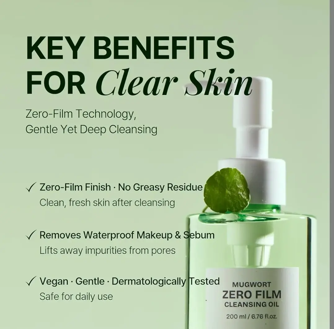 Orien Mugwort Zero Film Cleansing Oil 200ml