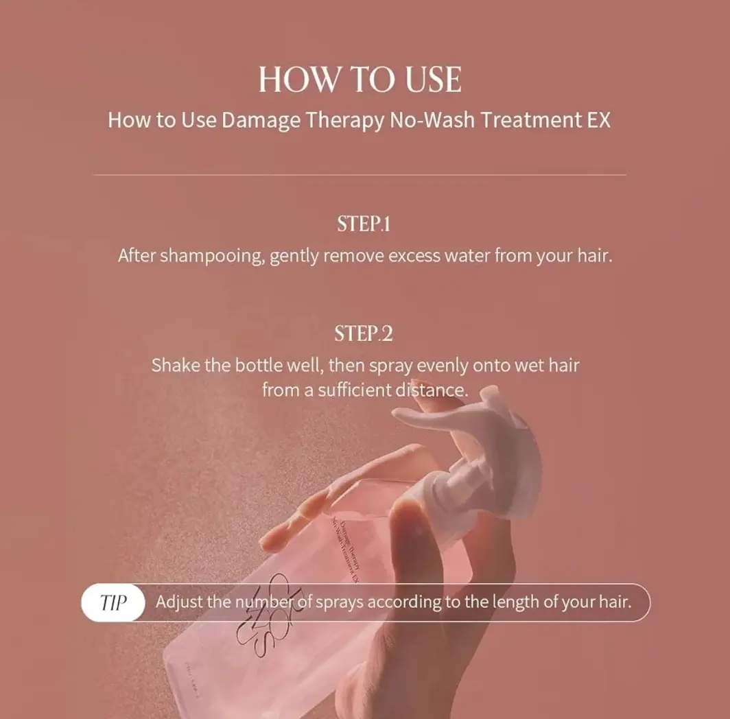 GROWUS Damage Therapy No-Wash Treatment Ex
