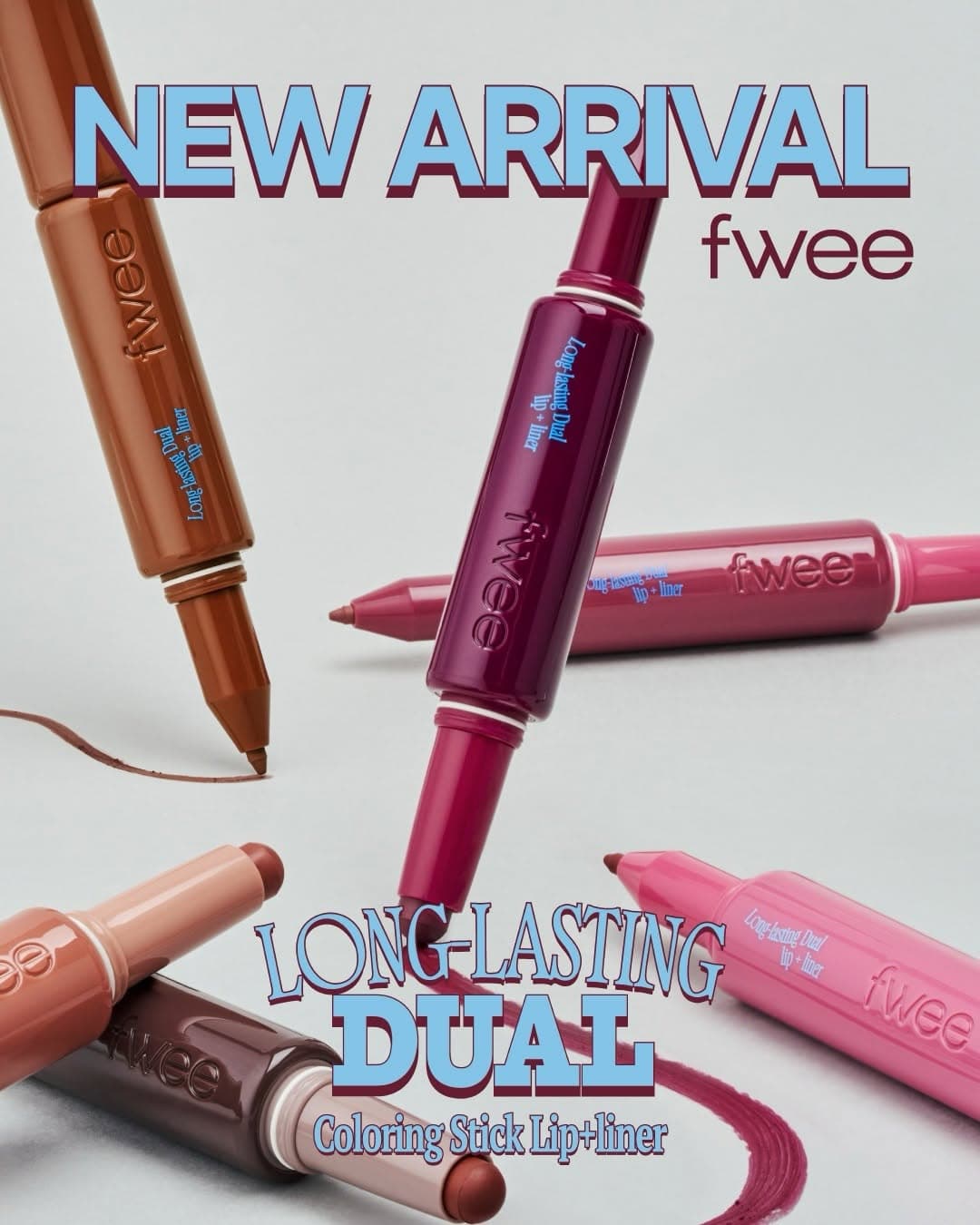 Fwee Long Lasting Dual Coloring Stick Lip + Liner