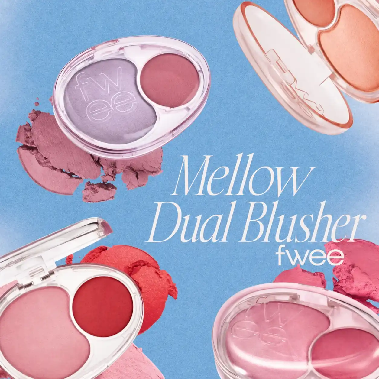 Fwee Mellow Dual Blusher 7.2g